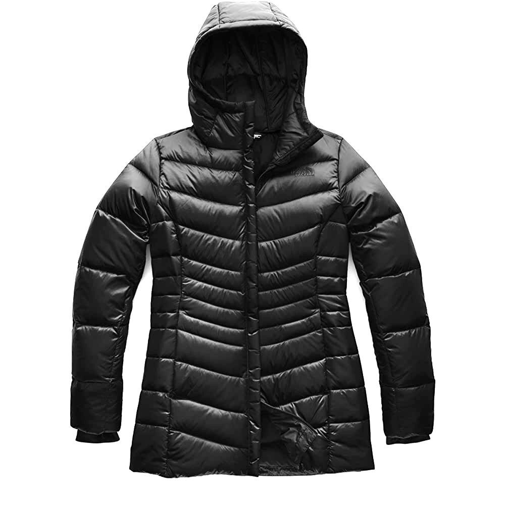 The North Face 550 Down Aconcagua Parka II Full Zip Hooded Black Large